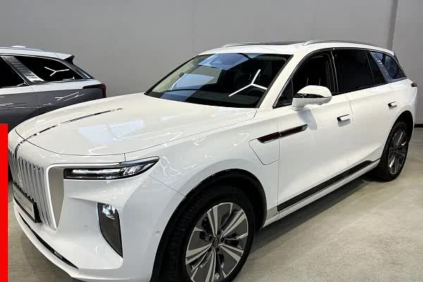 Белый Hongqi E-HS9 2022 года